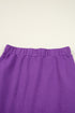 Half Zip Collared Pullover Pocket Mini Skirt Two Piece Dresses